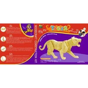  3d Wooden Puzzle tiger Toys & Games
