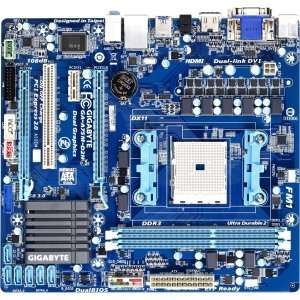  Super4 GA A75M D2H Desktop Motherboard   AMD   Socket FM1. AMD A75 