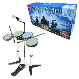 Brand New New Popular 4 in 1 Drum Rock Band For Wii PS3 PS2 PC  