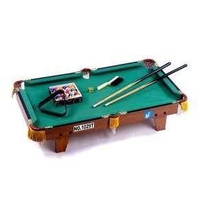   Wooden Tabletop Mini Pool Table with Accessories