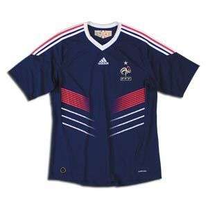 Adidas France Home 09/11 Soccer Jersey Size XL $70  