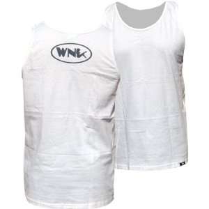   WNK Wear Logo Mens White/Black Tank Top (Size=XL): Sports & Outdoors