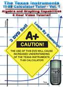THE TI 89 CALCULATOR TUTOR VOL.1 By Jason Gibson 3 DVDs 634479998379 
