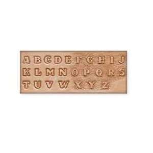   Leather 1/2 Plastic Alphabet Template 72690 00 Arts, Crafts & Sewing