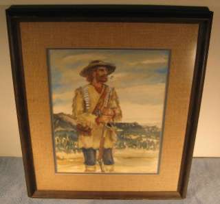 Trapper Mountain Man Folk John Barsotti American Listed  