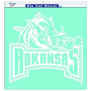Wincraft Arkansas Razorbacks 18x18 Die Cut Decal:  Sports 