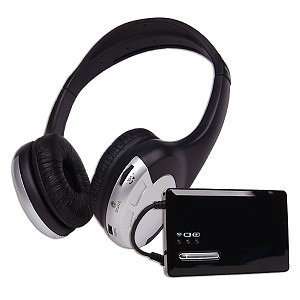    Bluetooth Stereo Headset and Audio Transmitter (Black) Electronics