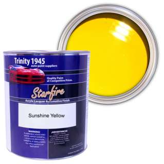 Gallon Sunshine Yellow Acrylic Lacquer Auto Paint  