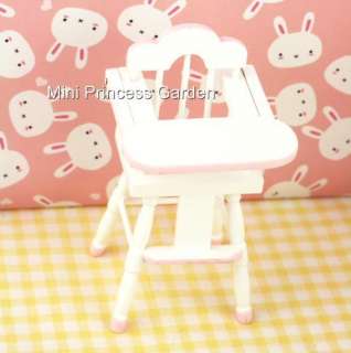 Dollhouse Miniature Bedroom Nursery Baby High Chair P  