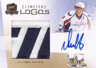 09 10 Upper Deck The Cup Limited Logos Alexander Ovechkin /50  