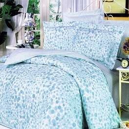 Blue Bubbles Full Queen Duvet Comforter Bed Bedding Set  