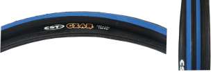 Bicycle 700x23 CST CZAR BLUE Bike 2 Tire Tube Rimstrip  
