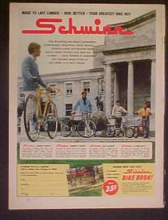   Schwinn Varsity~Pea Picker~Sting~Ray~Super Sport Bicycles Boys Bike AD