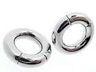 PAIR 4G 9/16 SMOOTH CBR RINGS BODY JEWELRY SEGMENT RING  