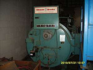 Steam Boiler Used Boiler Cleaver Brooks Boiler 80 HP  