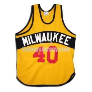   . 40 Game Used Milwaukee Betlin Basketball Uniform