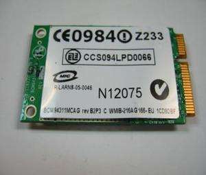 New BroadCom BCM4311 4311BG HP SPS 441075 002 PCI E Mini Wireless Card 