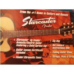  Starcaster by Fender Acoustic/Eletric Guitar Musical Instruments