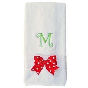  Monogrammed Christmas Hand Towel