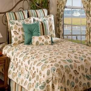  Folly Beach King 4 Piece Comforter or Duvet Set by Victor 
