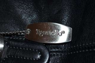 Tignanello Black Butter Soft Leather Large Shoulder Bag MINT  