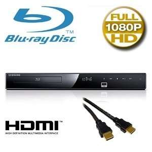  Samsung Blu Ray Player & HDMI Cable Bundle Electronics