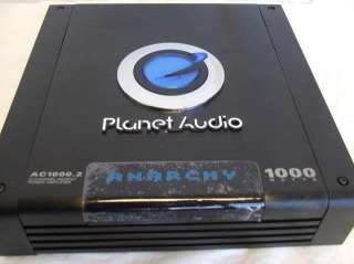 Planet Audio AC1000.2 500w car audio MOSFET Two Channel Power 