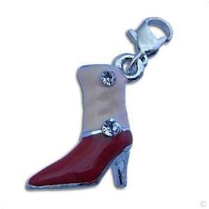    western Boot Strass #8370, bracelet Charm  Phone Charm Jewelry