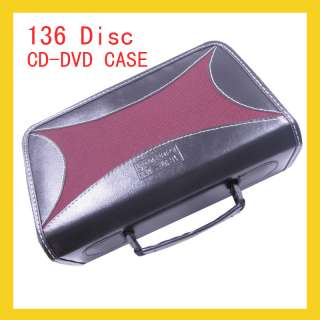 new 136 Disc CD DVD Wallet Holder DJ Storage Case Bag Album  