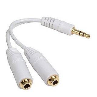 iPlug 3.5mm Earbud Splitter Cable for iPod (White)