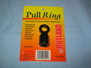 Chimney Brush Loop Pull Ring 1/4 and 3/8 PT Threads  