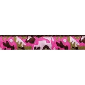  Up Country Pink Camo Dog Collar 1 Large