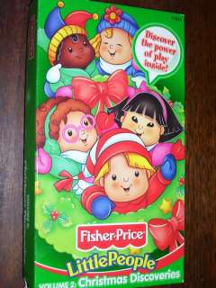 Fisher Price Little People Christmas Discoveries (VHS)  