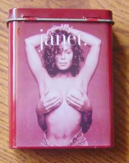 BRAND NEW Janet Jackson Cigarette Case Smoke Box Tin  