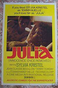 JULIA Sylvia Kristel SEXPLOITATION COMEDY Movie Poster  