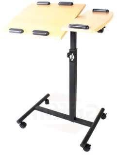 Laptop Computer PC Rolling Table Stand AV Cart Portable Mobile w 
