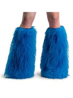 Fur Legwarmers Boot Covers Sleeves Gogo Dancers Yeti 01  