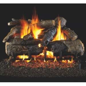  Peterson REAL FYRE Charred American Oak Gas Log Set with 
