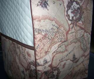 World Map Globe Quilted Cover for KitchenAid Mixer NEW  