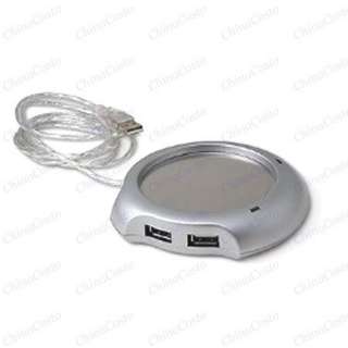 Office Coffee/Tea/Cup Warmer Heater PAD +4 Port USB Hub  