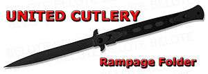 United Cutlery BLACK Rampage Assisted Folder UC2776 NEW  