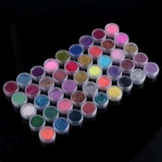 45 Color Make up Glitter Powder Nail art Body Pigment  
