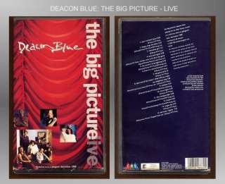 DEACON BLUE / THE BIG PICTURE   LIVE / UK PAL VHS  