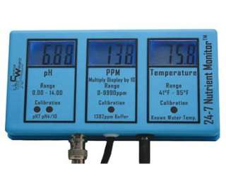 Control Wizard CWP 24 7 Nutrient Monitor PPM pH Temperature Controller 