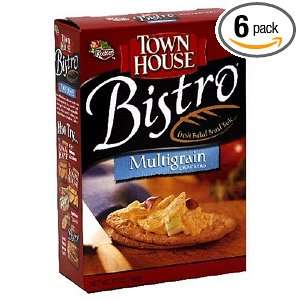 Keebler Bistro Crackers, Multigrain, 9.9 Ounce Boxes (Pack of 6)