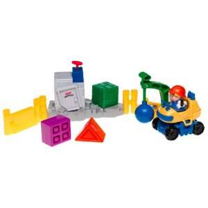   Little People Stack N Crash Worksite with Real Dyno Mit Toys & Games