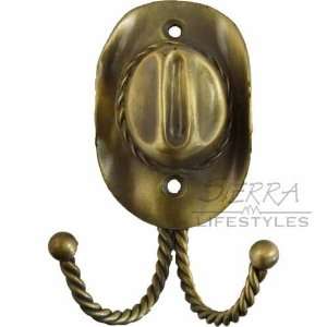   Lifestyles 681055 Antique Brass Decorative Hooks: Home Improvement