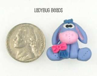 Eeyore . P00H and Friends Polymer Clay Beads  