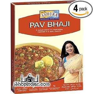 Ashoka Ready to Eat Pav Bhaji, Mashed Vegetable Curry, 10 ounce Boxes 