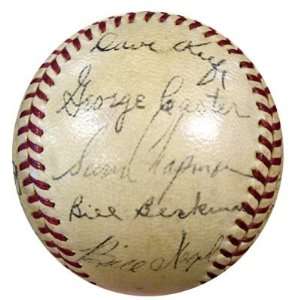 Bob Johnson Autographed Baseball   1939 Philadelphia As Team AL 